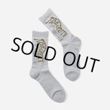 画像: TIGHTBOOTH/ACID LOGO SOCKS（Gray） 【20%OFF】［アシッドロゴソックス-23春夏］