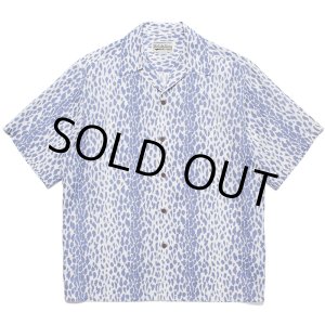 画像: WACKO MARIA/LEOPARD OPEN COLLAR SHIRT（PURPLE）［レオパードオープンカラーシャツ-23春夏］