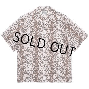 画像: WACKO MARIA/LEOPARD OPEN COLLAR SHIRT（BROWN）［レオパードオープンカラーシャツ-23春夏］