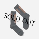 画像: TIGHTBOOTH/LABEL LOGO SOCKS（Black）［レーベルロゴソックス-23春夏］