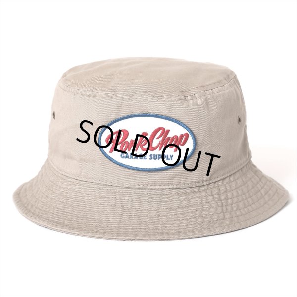 画像1: PORKCHOP/OVAL BUCKET HAT（KHAKI）［バケットハット-23春夏］ (1)