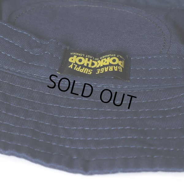 画像4: PORKCHOP/OVAL BUCKET HAT（NAVY）［バケットハット-23春夏］ (4)