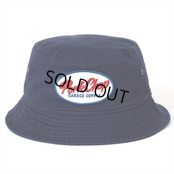 画像1: PORKCHOP/OVAL BUCKET HAT（NAVY）［バケットハット-23春夏］ (1)