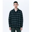 画像4: ROTTWEILER/R9 CHECK SHIRT（BLACK） 【40%OFF】［チェックオープンカラーシャツ-23秋冬］ (4)