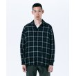 画像4: ROTTWEILER/R9 CHECK SHIRT（BLACK） 【30%OFF】［チェックオープンカラーシャツ-23秋冬］ (4)