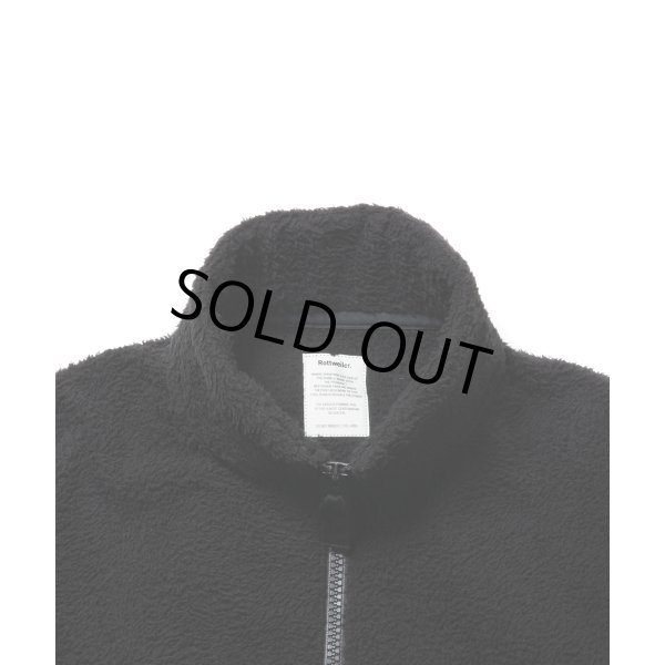 画像3: ROTTWEILER/R9 FLEECE JACKET（BLACK） 【40%OFF】［フリースJKT-23秋冬］ (3)