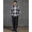 画像7: RATS/STAND COLLAR CHECK SHIRT（GRAY CHECK） 【30%OFF】［スタンドカラーチェックシャツ-23春夏］ (7)