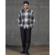 画像7: RATS/STAND COLLAR CHECK SHIRT（GRAY CHECK）［スタンドカラーチェックシャツ-23春夏］ (7)