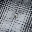 画像5: RATS/STAND COLLAR CHECK SHIRT（GRAY CHECK）［スタンドカラーチェックシャツ-23春夏］ (5)