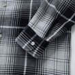 画像6: RATS/STAND COLLAR CHECK SHIRT（GRAY CHECK） 【30%OFF】［スタンドカラーチェックシャツ-23春夏］ (6)