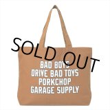 画像: PORKCHOP/TOTE BAG（CAMEL）［トートバッグ-23春夏］