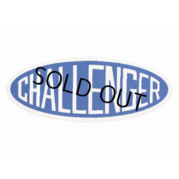 画像1: CHALLENGER/OVAL LOGO MAT（BLUE）［オーバルロゴマット-23秋冬］ (1)