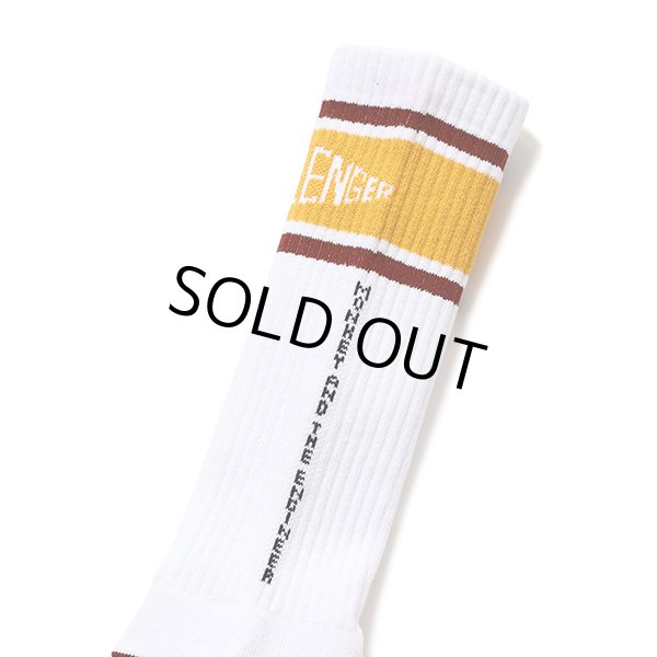 画像2: CHALLENGER/LOGO SOCKS（WHITE）［ロゴソックス-23秋冬］ (2)