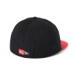 画像2: CHALLENGER/CL BASEBALL CAP（BLACK/RED）［B.Bキャップ-23秋冬］ (2)