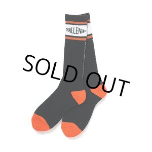 画像: CHALLENGER/LOGO SOCKS（BLACK）［ロゴソックス-23秋冬］