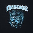 画像3: CHALLENGER/THUNDER WOLF TEE（BLACK）［プリントT-23秋冬］ (3)
