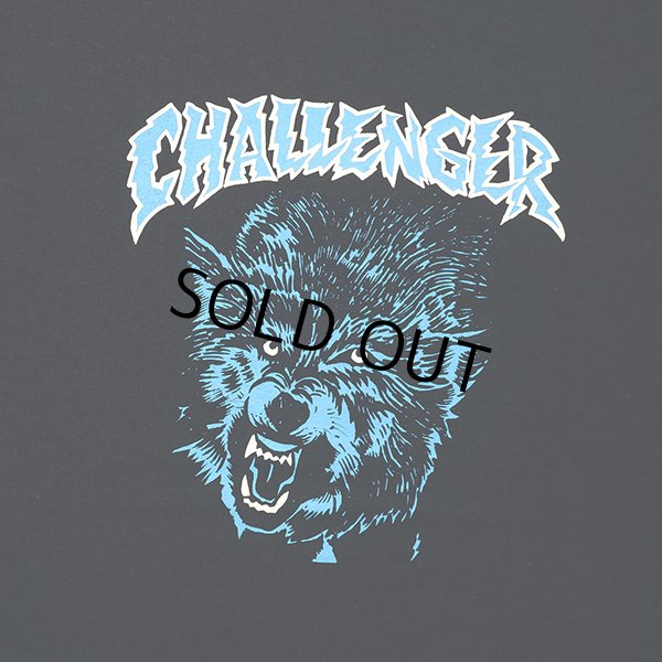 画像3: CHALLENGER/THUNDER WOLF TEE（BLACK）［プリントT-23秋冬］ (3)