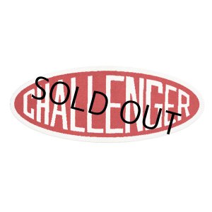 画像: CHALLENGER/OVAL LOGO MAT（RED）［オーバルロゴマット-23秋冬］