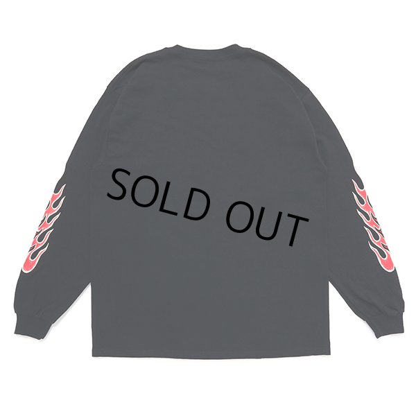 画像2: CHALLENGER/L/S DOWNHILL TEE（BLACK）［プリント長袖T-23秋冬］ (2)