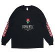 画像1: CHALLENGER/L/S DOWNHILL TEE（BLACK）［プリント長袖T-23秋冬］ (1)