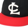 画像4: CHALLENGER/CL BASEBALL CAP（BLACK/RED）［B.Bキャップ-23秋冬］ (4)