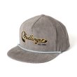 画像1: CHALLENGER/VERSITY CORDUROY CAP（GRAY）［コーデュロイキャップ-23秋冬］ (1)