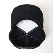 画像3: CHALLENGER/VERSITY CORDUROY CAP（BLACK）［コーデュロイキャップ-23秋冬］ (3)