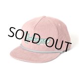 画像: CHALLENGER/VERSITY CORDUROY CAP（LT PINK）［コーデュロイキャップ-23秋冬］