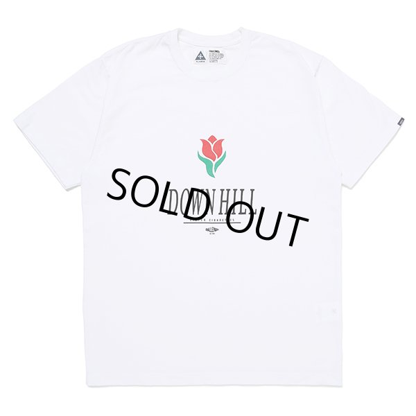 画像1: CHALLENGER/DOWNHILL TEE（WHITE）［プリントT-23秋冬］ (1)