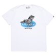 画像1: CHALLENGER/HORSE TEE（WHITE）［プリントT-23秋冬］ (1)