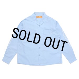画像: CHALLENGER/L/S FIRE WORK SHIRT（SAX BLUE）［ファイヤーワークシャツ-23秋冬］