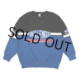 画像: CHALLENGER/CMC RACING SWEAT（BLUE/BLACK）［クルーネックスウェット-23秋冬］