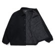 画像3: CHALLENGER/MELTON CLUB JACKET（BLACK）［メルトンクラブJKT-23秋冬］ (3)