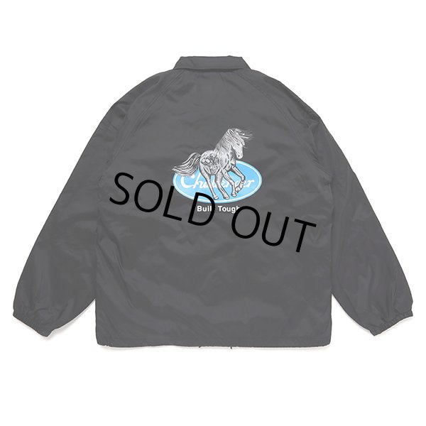 画像1: CHALLENGER/IRON HORSE COACH JACKET（BLACK）［アイアンホースコーチJKT-23秋冬］ (1)