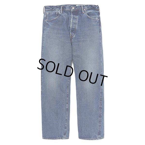 画像1: CHALLENGER/WASHED DENIM PANTS（WASHED INDIGO）［ウォッシュドデニムパンツ-23秋冬］ (1)