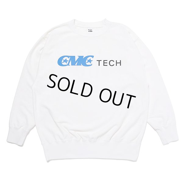 画像2: CHALLENGER/CMC TECH C/N SWEAT（WHITE）［クルーネックスウェット-23秋冬］ (2)