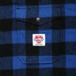 画像5: CHALLENGER/BUFFALO CHECK LINING SHIRT（NAVY/BLACK）［バッファローチェックライニングシャツ-23秋冬］ (5)