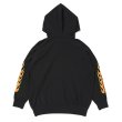 画像2: CHALLENGER/FLAMES HOODIE（BLACK）［プルオーバーパーカー-23秋冬］ (2)