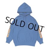 画像: CHALLENGER/FLAMES HOODIE（BLUE）［プルオーバーパーカー-23秋冬］