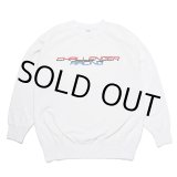 画像: CHALLENGER/RACING LOGO C/N SWEAT（WHITE）［クルーネックスウェット-23秋冬］