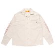 画像1: CHALLENGER/L/S FIRE WORK SHIRT（BEIGE）［ファイヤーワークシャツ-23秋冬］ (1)