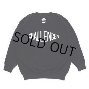 画像: CHALLENGER/CMC TECH C/N SWEAT（BLACK）［クルーネックスウェット-23秋冬］