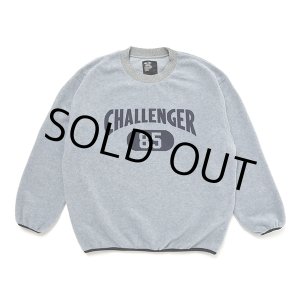 画像: CHALLENGER/C/N COLLEGE FLEECE（GRAY）［フリースクルーネック-23秋冬］