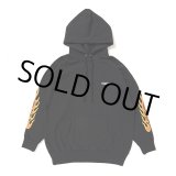 画像: CHALLENGER/FLAMES HOODIE（BLACK）［プルオーバーパーカー-23秋冬］