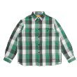 画像1: CHALLENGER/L/S BIG CHECK SHIRT（GREEN）［ビッグチェックシャツ-23秋冬］ (1)