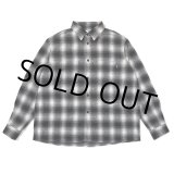 画像: CHALLENGER/L/S CHECK WORK SHRIT（GRAY）［チェックワークシャツ-23秋冬］