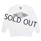 画像: CHALLENGER/CMC TECH C/N SWEAT（WHITE）［クルーネックスウェット-23秋冬］