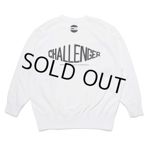 画像: CHALLENGER/CMC TECH C/N SWEAT（WHITE）［クルーネックスウェット-23秋冬］