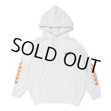 画像: CHALLENGER/FLAMES HOODIE（WHITE）［プルオーバーパーカー-23秋冬］