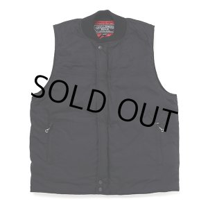画像: CHALLENGER/DERBY DOWN VEST（BLACK/RED）［ダービーダウンベスト-23秋冬］